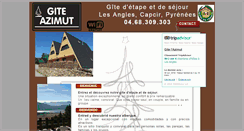 Desktop Screenshot of gite-azimut.com